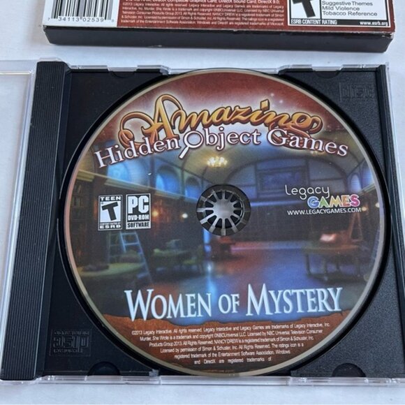 Amazing Hidden Object Games 4 Pack PC Games DVD ROM Teen T ESRB Legacy Games - Picture 3 of 6
